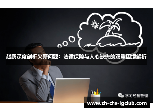 赵鹏深度剖析欠薪问题：法律保障与人心缺失的双重困境解析